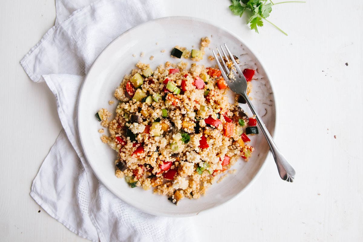 Quinoa Salad with Roasted Vegetables